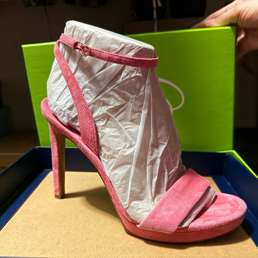 Sam Edelman Pink Suede High Heels